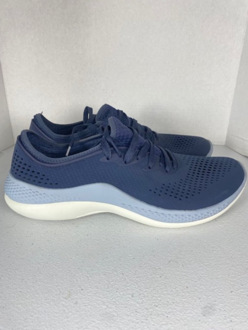 Crocs LiteRide 360 Pacer Shoes Mens Sz US 12 Navy Blue Comfort Sneaker 206715